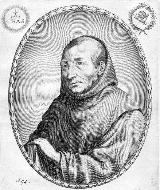 Марен Мерсенн. Гравюра Бальтазара Монкорне, 1654 год