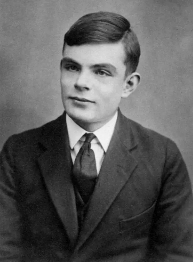 Алан Тьюринг в шестнадцать лет. Фотография на паспорт, 1928–1929